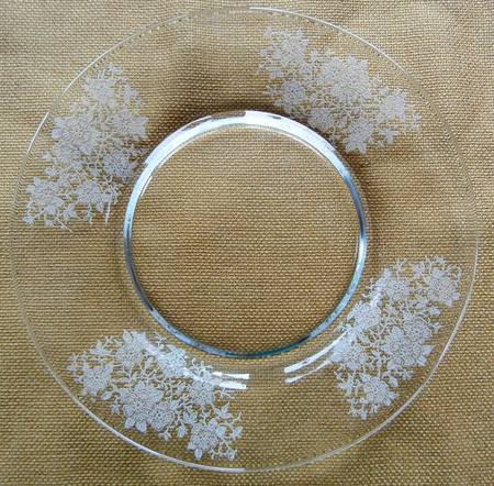 UNK2629 Clear Luncheon Plate