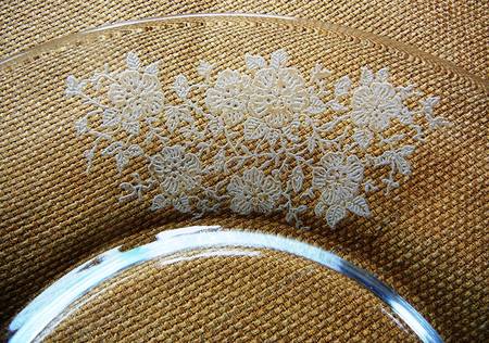 UNK2629 Clear Bread & Butter Plate