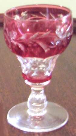 UNK9209 Ruby Wine Glass