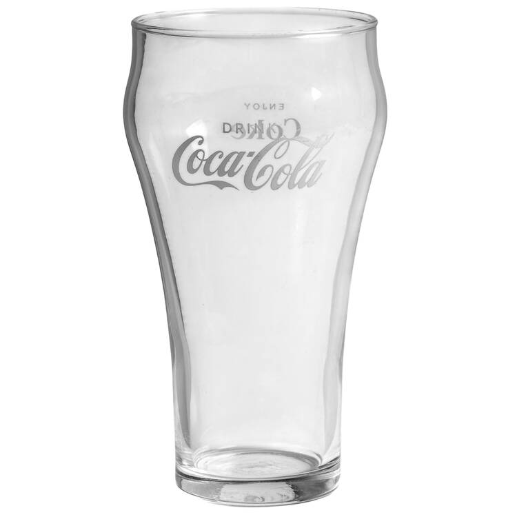 Coca Cola 16 Oz Flat Tumbler