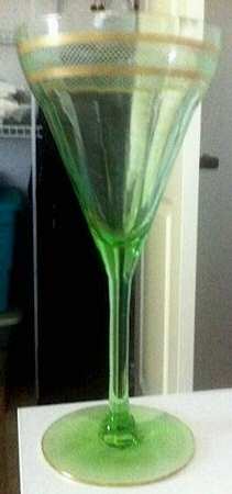 UNK2130 Green Water Goblet