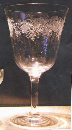 Deep Etch #30 Wine Glass