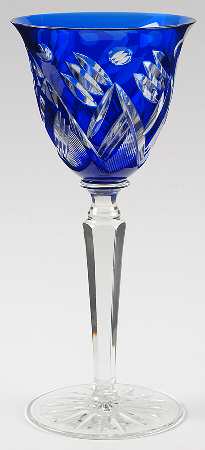UNK11053 Cobalt Blue Hock Wine