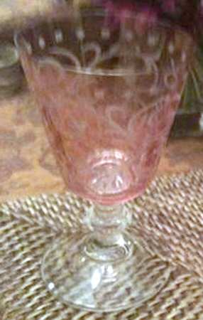 UNK11084 Cranberry Water Goblet