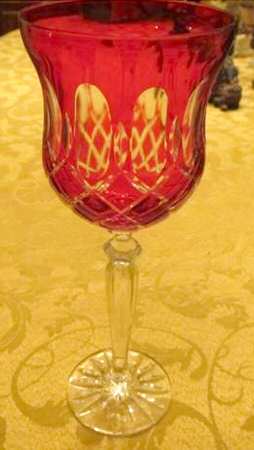 UNK11426 Ruby Water Goblet