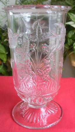 Hummingbird Clear Celery Vase
