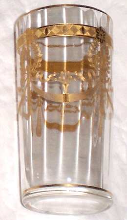 UNK389 (Gold Encrusted) Flat Tumbler