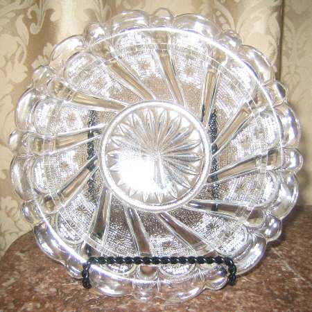 Swirled Star (Line 200) Round Butter Dish No Lid