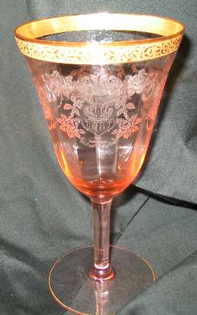 UNK4803 Pink Water Goblet
