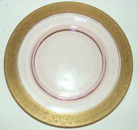 UNK1816 Pink Luncheon Plate