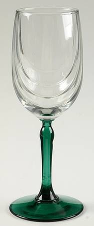 Crystal Green (No Trim) by Libbey Glass Company