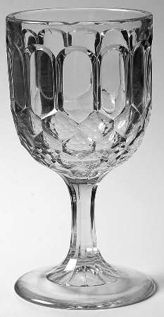 Honeycomb&Oval Water Goblet