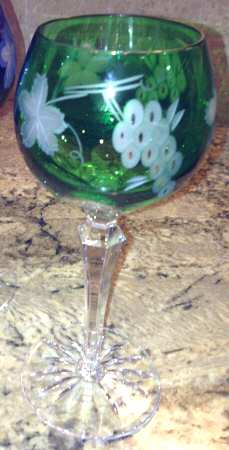 UNK12429 Emerald Green Hock Wine