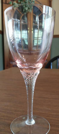 UNK12434 Pink Water Goblet
