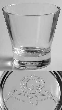 Crown Royal 8 Oz Flat Tumbler