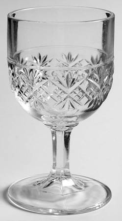 Plain Sunburst Water Goblet