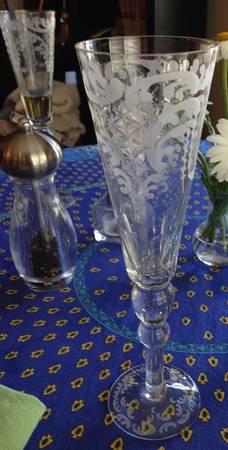 UNK11378 Clear Fluted Champagne