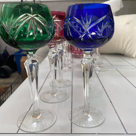 UNK15053 Cobalt Blue Hock Wine