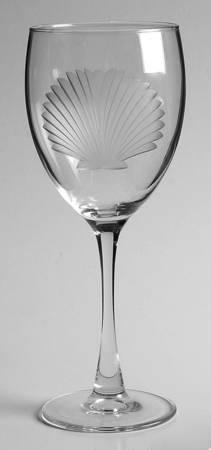Seashell Water Goblet