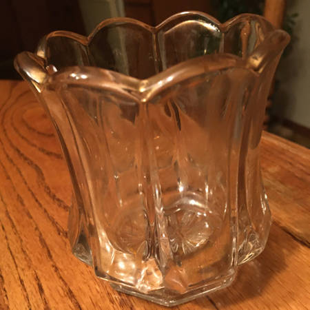 Portland Clear (Gold Trim) Open Spooner