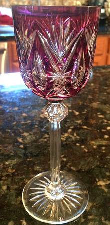 UNK15389 Cranberry Water Goblet