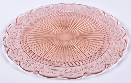 Maison Pink Cake Plate