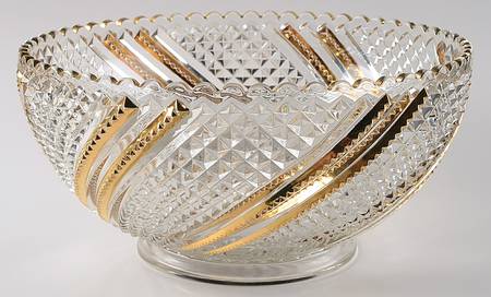 Diamond Swirl Punch Bowl