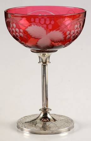 UNK18113 Sherbet with Screw On Metal Stem