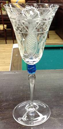 UNK13680 Blue Water Goblet