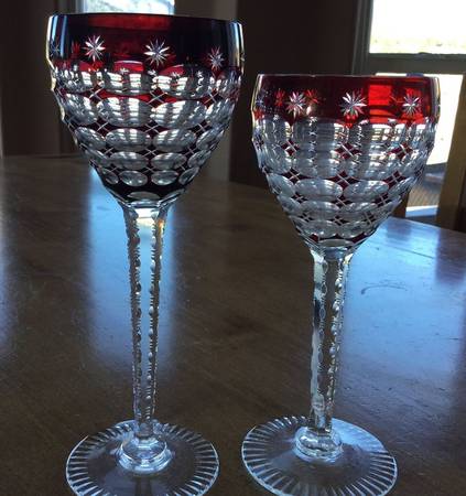 UNK16444 Ruby Water Goblet