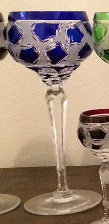 UNK18215 Cobalt Blue Hock Wine
