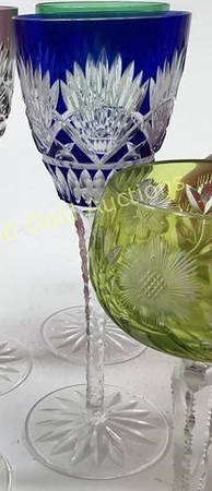 UNK19335 (Various Colored Bowls) Cobalt Blue Wine