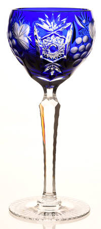 UNK18897 Cobalt Blue Hock Wine