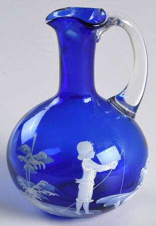 Mary Gregory Cruet No Stopper