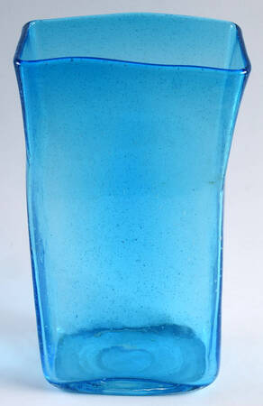 Art Glass 11" Rectangular Vase
