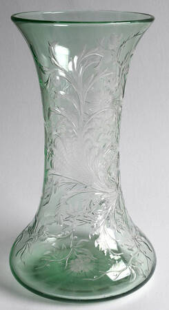 Art Glass 9" Flower Vase