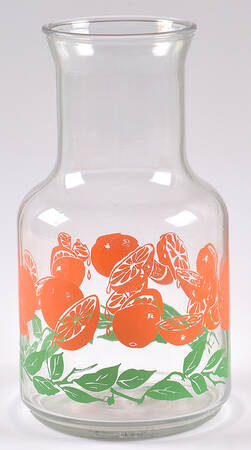 Oranges Juice Container No Plastic Lid