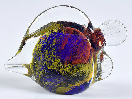 Animals & Figurines (Multicolor) Fish Paperweight