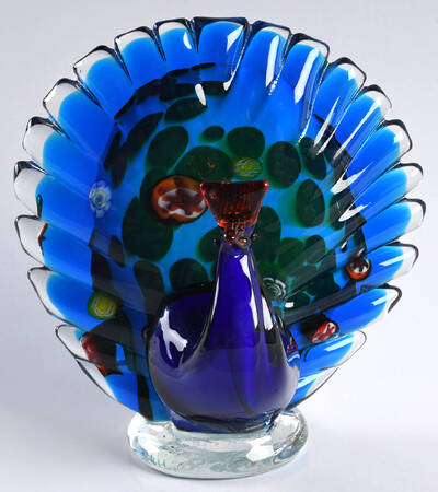 Animals & Figurines (Multicolor) Peacock