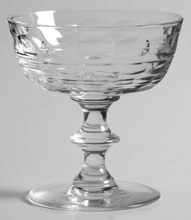 Blarney Clear Champagne/Tall Sherbet by Val St Lambert