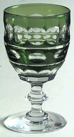 Blarney Green Wine Glass