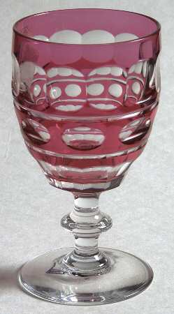 Blarney Ruby Wine Glass