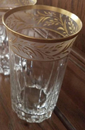 Cambrai d'Or Clear Frosted Flat Tumbler