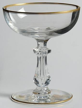 Crown Gold Champagne/Tall Sherbet