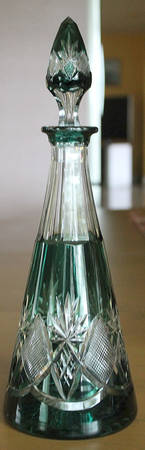 Eurydice Emerald Green Decanter & Stopper