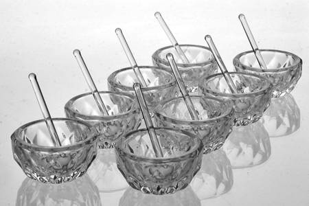 Imperial (Set of 8) Individual Salt Dip with Spoon
