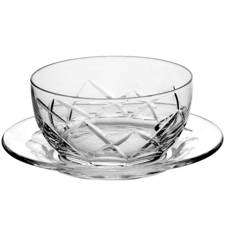 Montana (Cut Arches) Finger Bowl & Underplate
