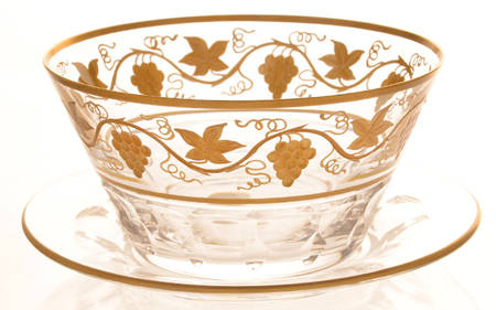 Pampre D'Or Finger Bowl & Underplate
