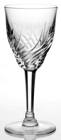 Prince Eveque Torsade Wine Glass by Val St Lambert
