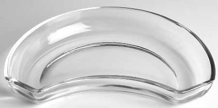 State Plain Crescent Salad Plate